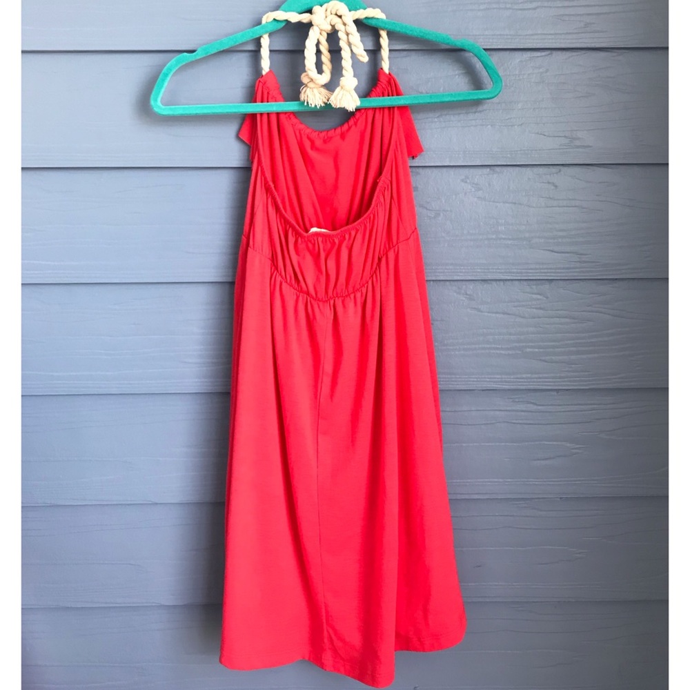 Ruffle Rope Halter Dress - Picture 4 of 6